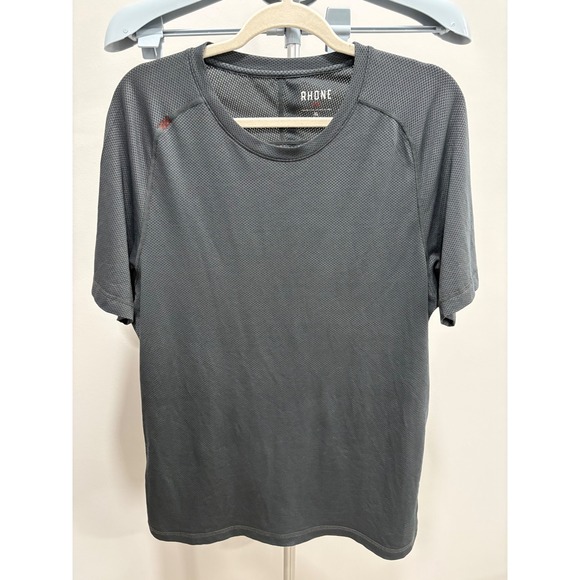 RHONE Other - Rhone Men's Glacier Reign Tech Training Tee Shirt Dark Grey Textured Size XL